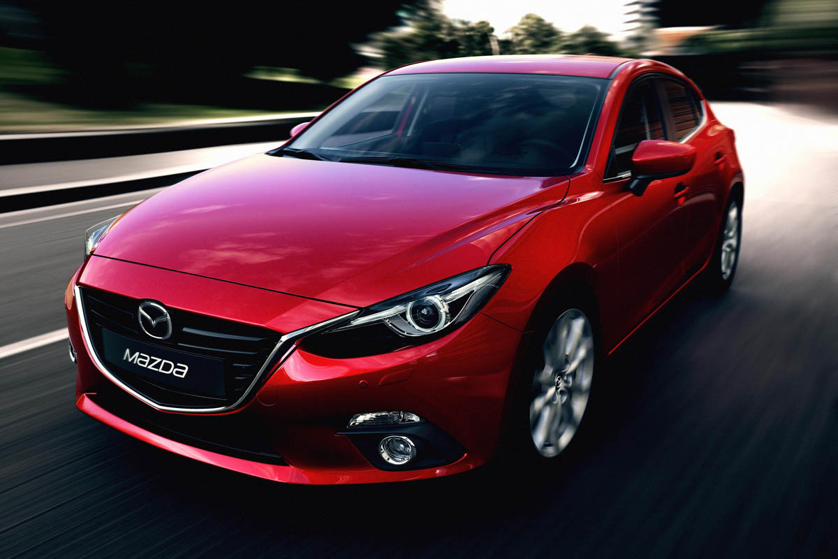 New Mazda 3 red