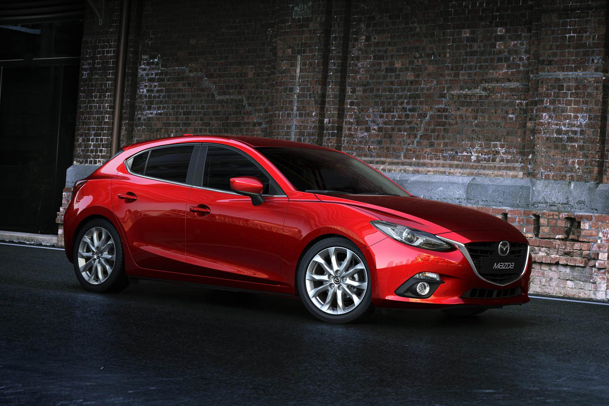 New Mazda 3 side profile