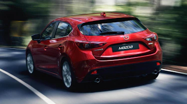 New Mazda 3 red rear
