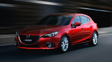 New Mazda 3 red front