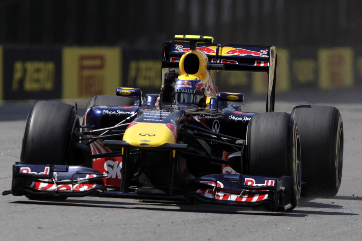 Mark Webber Red Bull Formula 1 car
