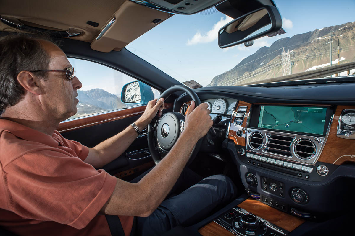 2014 Rolls-Royce Ghost Alpine Trial Centenary Collection interior dashboard steering wheel