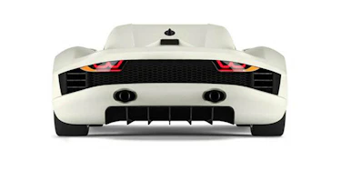 Minerva J.M. Brabazon hybrid supercar rear view