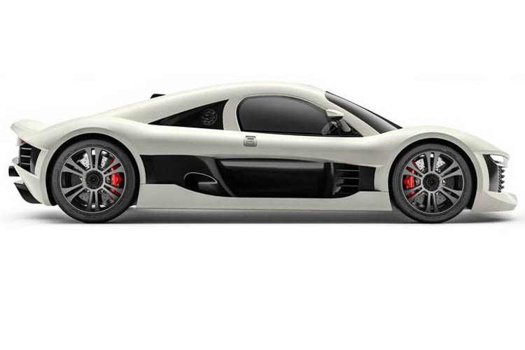 Minerva J.M. Brabazon hybrid supercar side profile