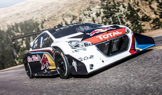 Peugoet 208 T16 video at Pikes Peak Sebastien Loeb