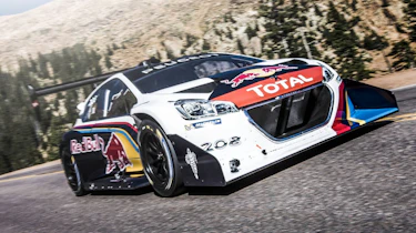 Peugoet 208 T16 video at Pikes Peak Sebastien Loeb