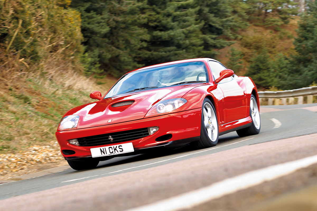 Ferrari 550 Maranello cornering