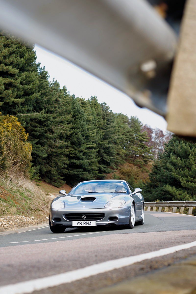 Ferrari 575M Maranello cornering