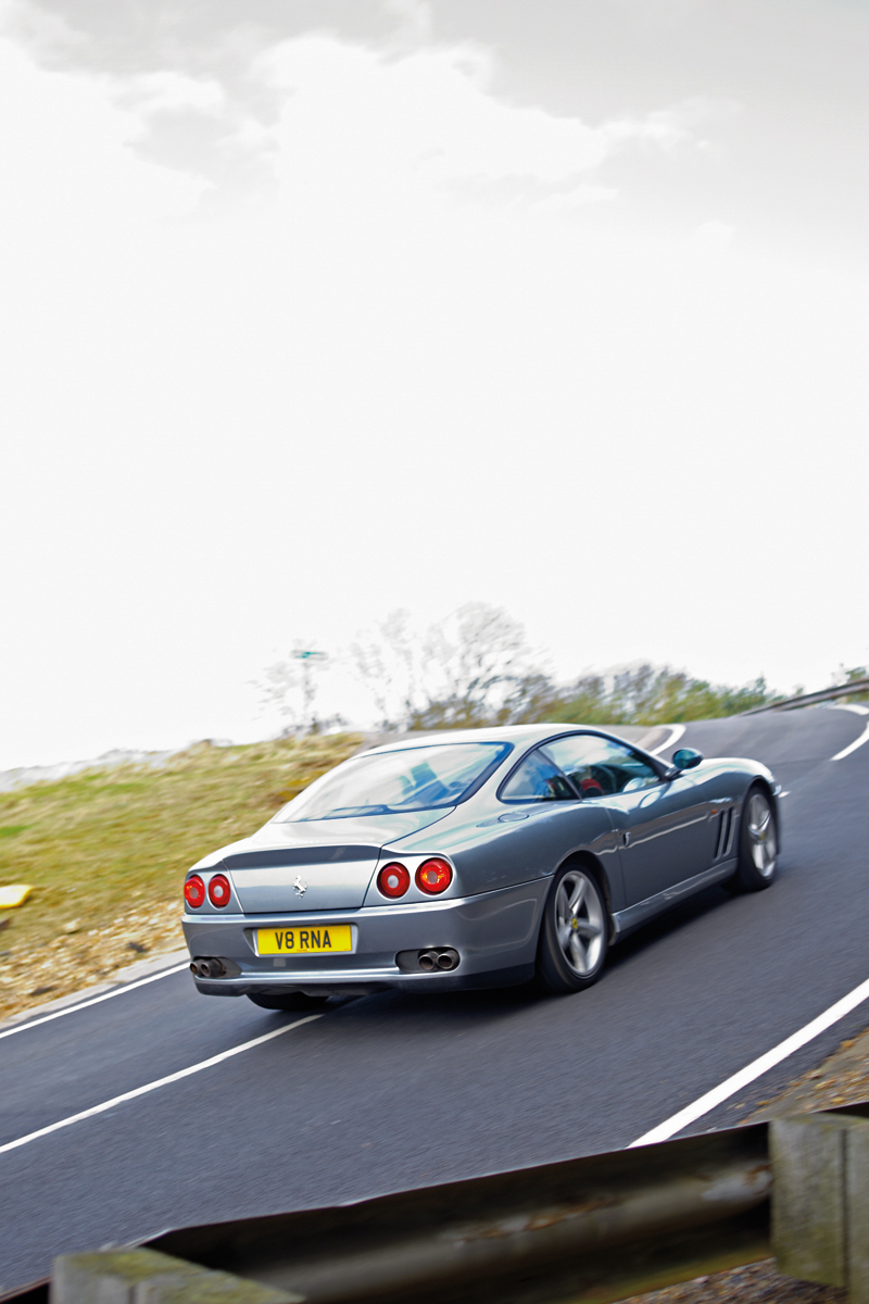 Ferrari 575M Maranello rear cornering picture