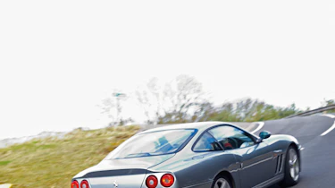 Ferrari 575M Maranello rear cornering picture