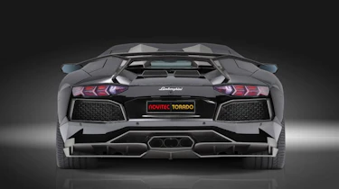 Novitec Lamborghini Aventador black rear diffuser spoiler
