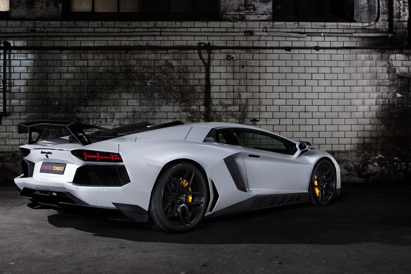 Novitec Lamborghini Aventador white rear