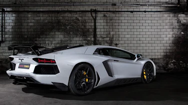Novitec Lamborghini Aventador white rear