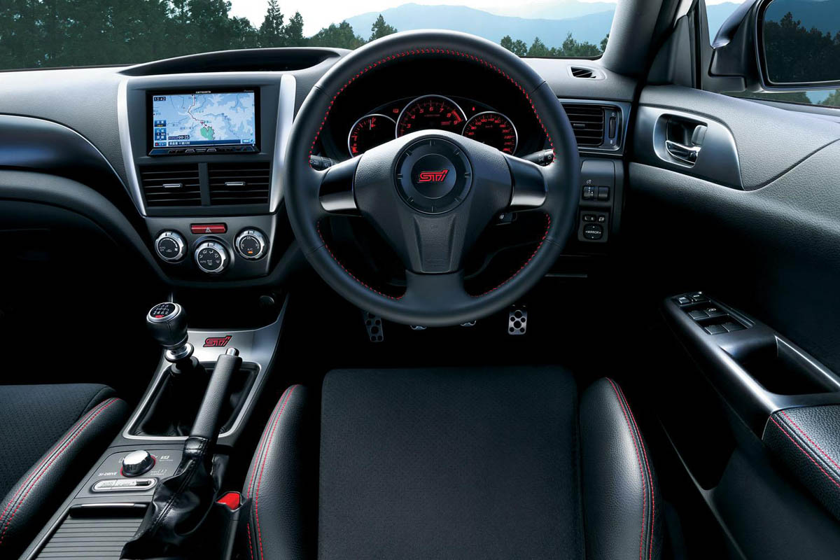Subaru Impreza WRX STI tS Type RA interior dashboard