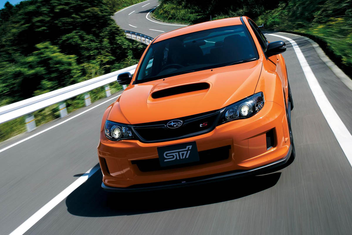 Subaru Impreza WRX STI tS Type RA orange front