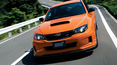 Subaru Impreza WRX STI tS Type RA orange front