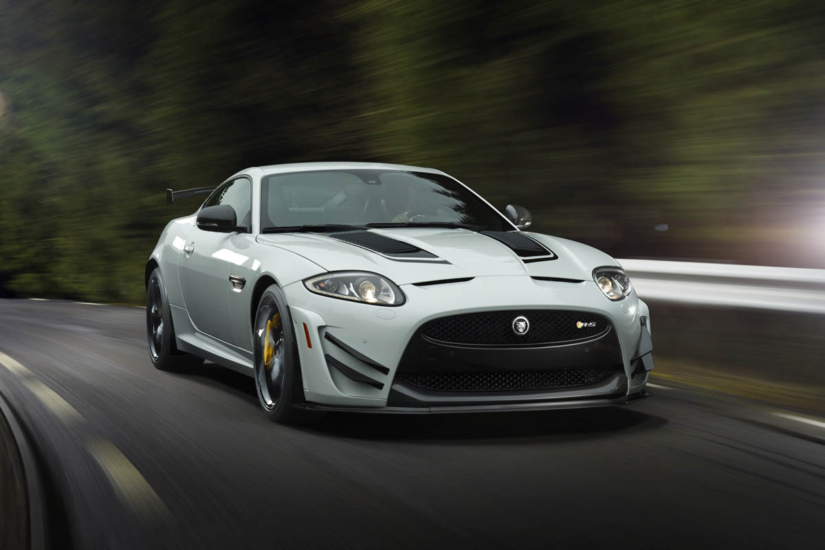 Jaguar XKR-S GT white front