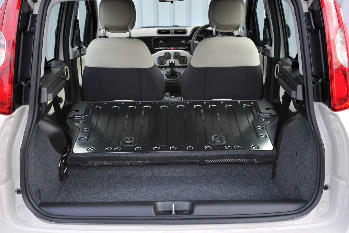 2013 Fiat Panda Trekking boot space load bay