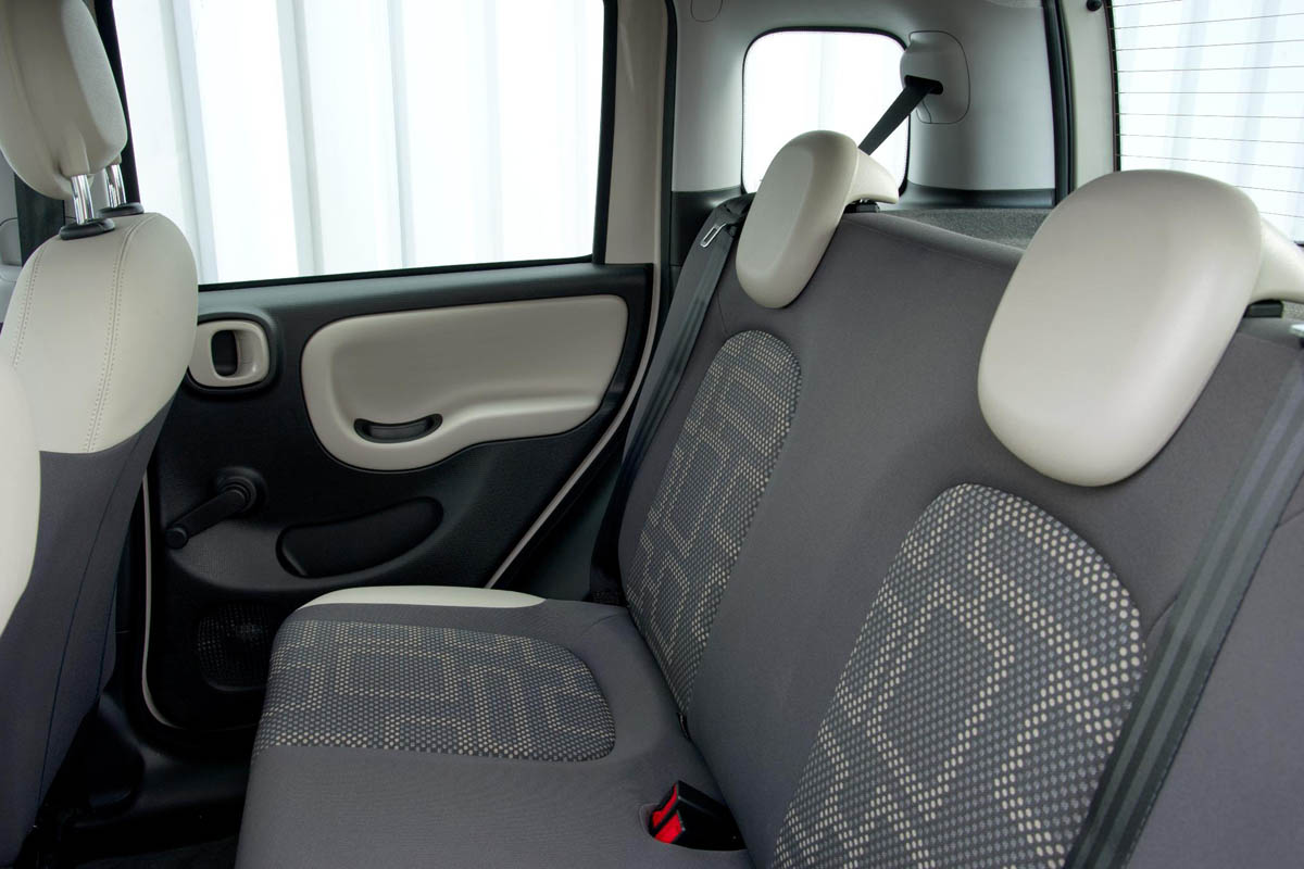 2013 Fiat Panda Trekking interior rear seats