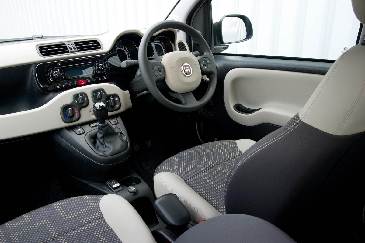 2013 Fiat Panda Trekking interior front seats