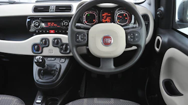 2013 Fiat Panda Trekking interior dashboard squircle theme