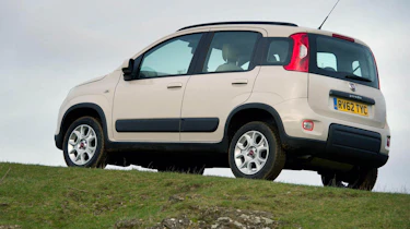 2013 Fiat Panda Trekking white rear
