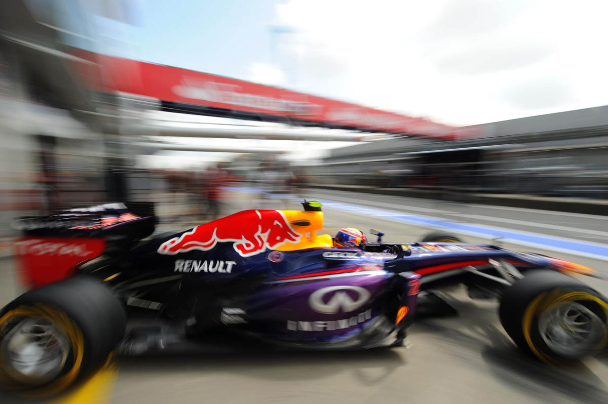 Red Bull Sebastian Vettel Formula 1 car championship leader