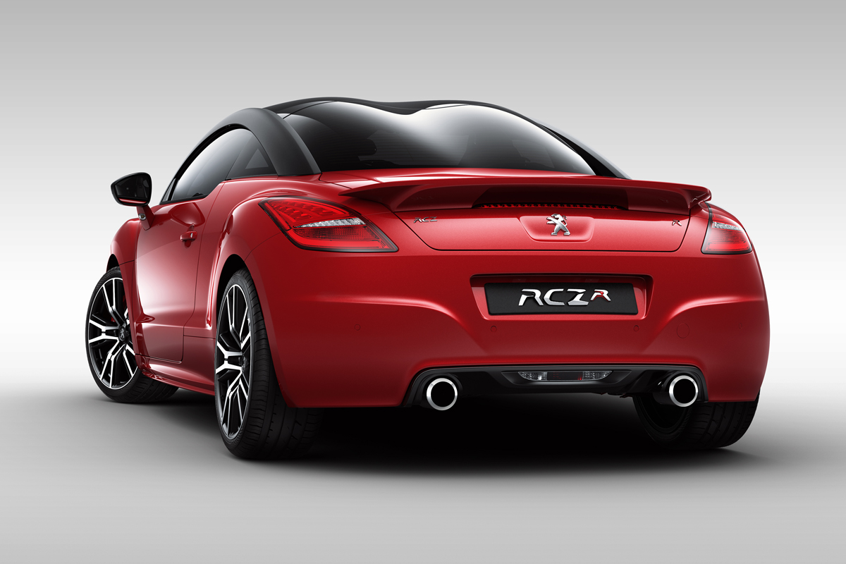 Peugeot RCZ R rear spoiler red