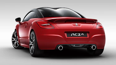 Peugeot RCZ R rear spoiler red