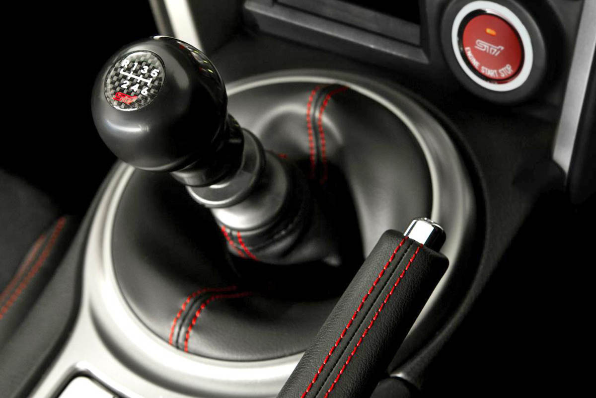 Subaru BRZ S STI manual gear stick knob
