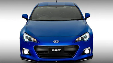 Subaru BRZ S blue front body kit