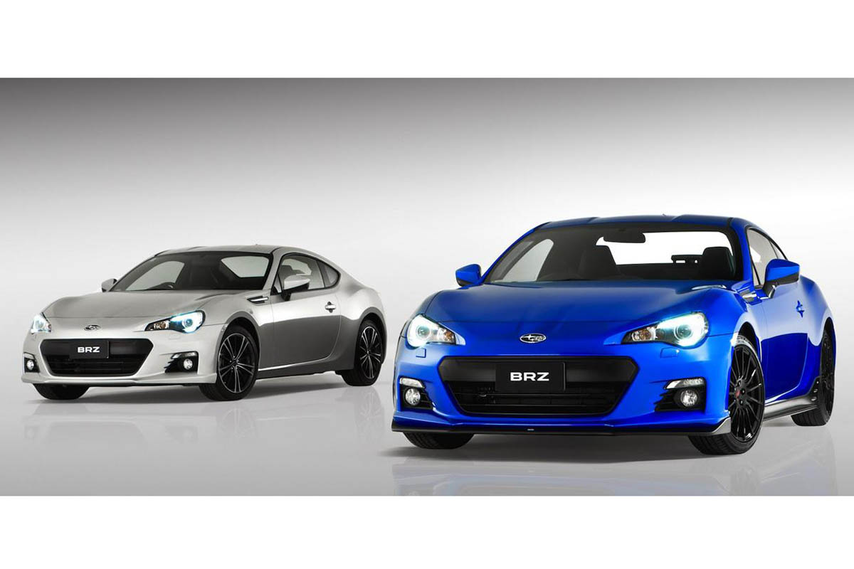 Subaru BRZ S blue and silver