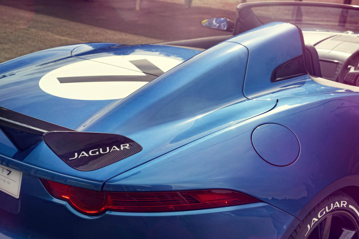 Jaguar F-type Project 7 rear fin