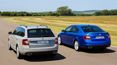 Skoda Octavia vRS estate and hatchback saloon