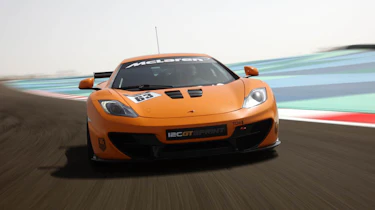 McLaren 12C GT Sprint edition on track