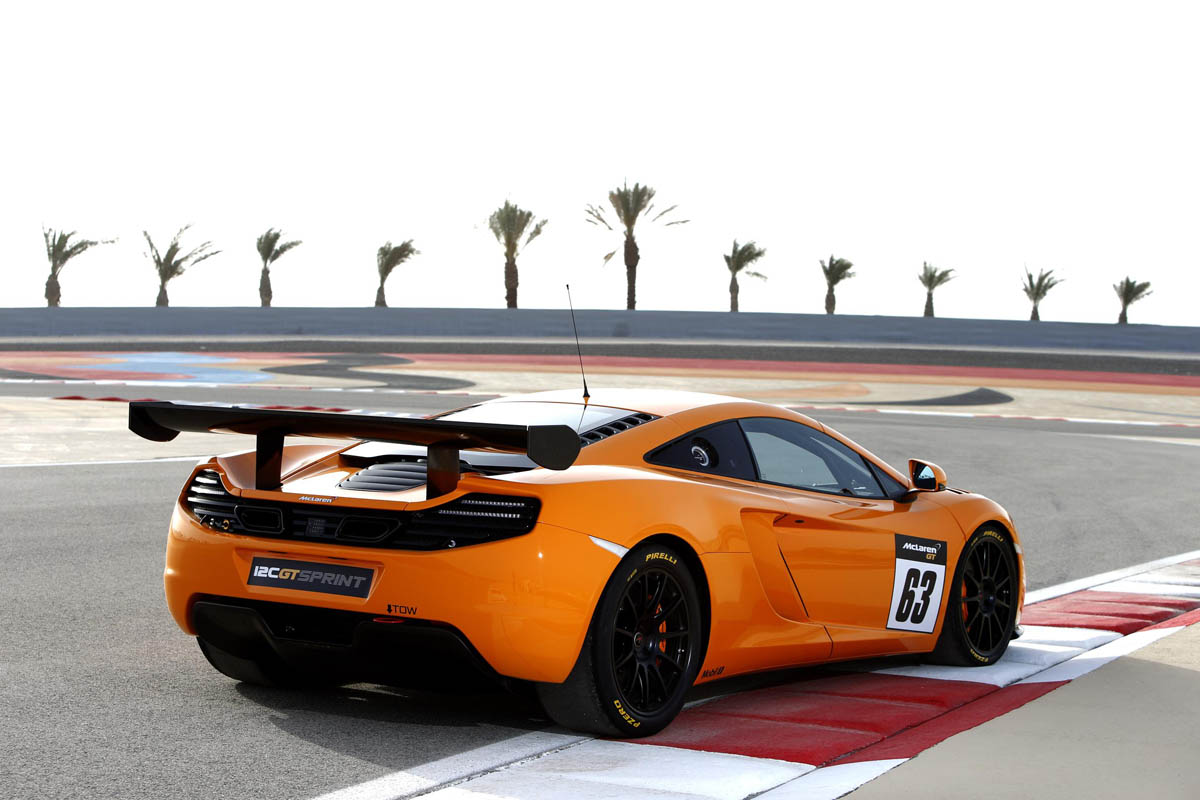 McLaren 12C GT Sprint edition rear spoiler