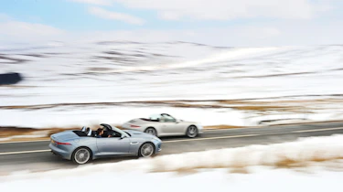 Jaguar F-type V6S v Porsche 911 Cabriolet