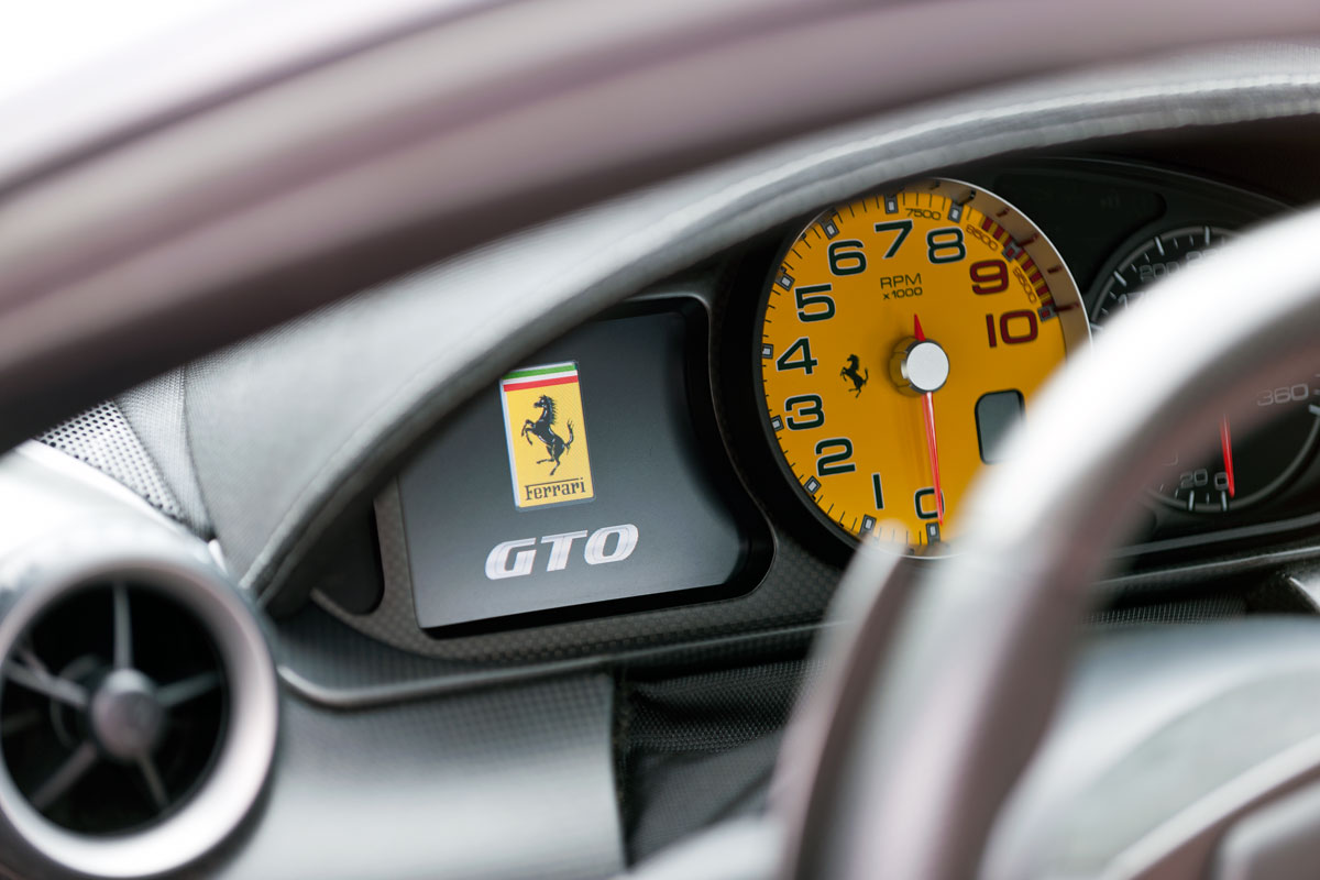 Ferrari 599 GTO dash