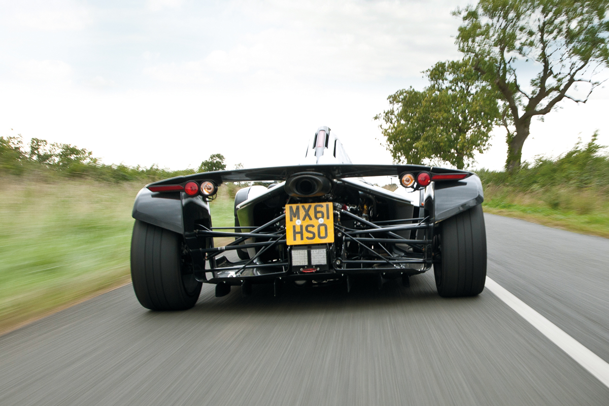 BAC Mono rear view