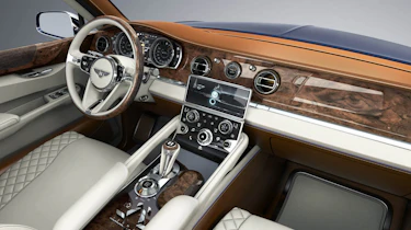 Bentley SUV interior dashboard
