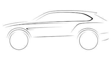 Bentley SUV sketch