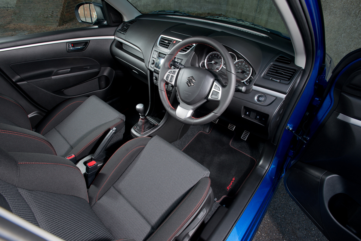 Suzuki Swift Sport five door dashboard interior steering wheel