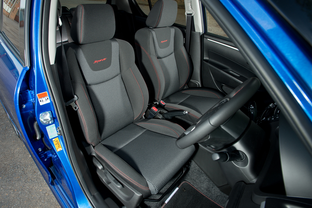 Suzuki Swift Sport front seats