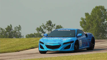 Honda NSX concept on track Ohio