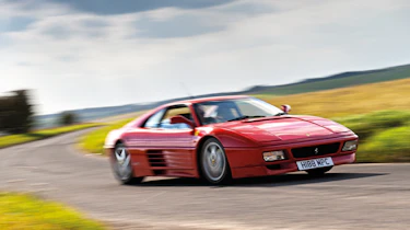 Ferrari 348 cornering