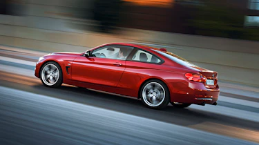 BMW 435i red side profile