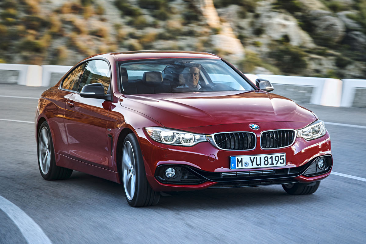 BMW 435i red front