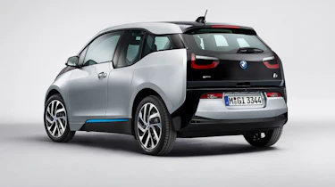 BMW i3 silver rear