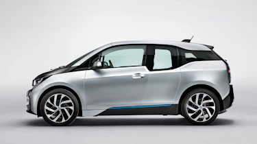 BMW i3 silver side profile