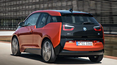 BMW i3 orange rear